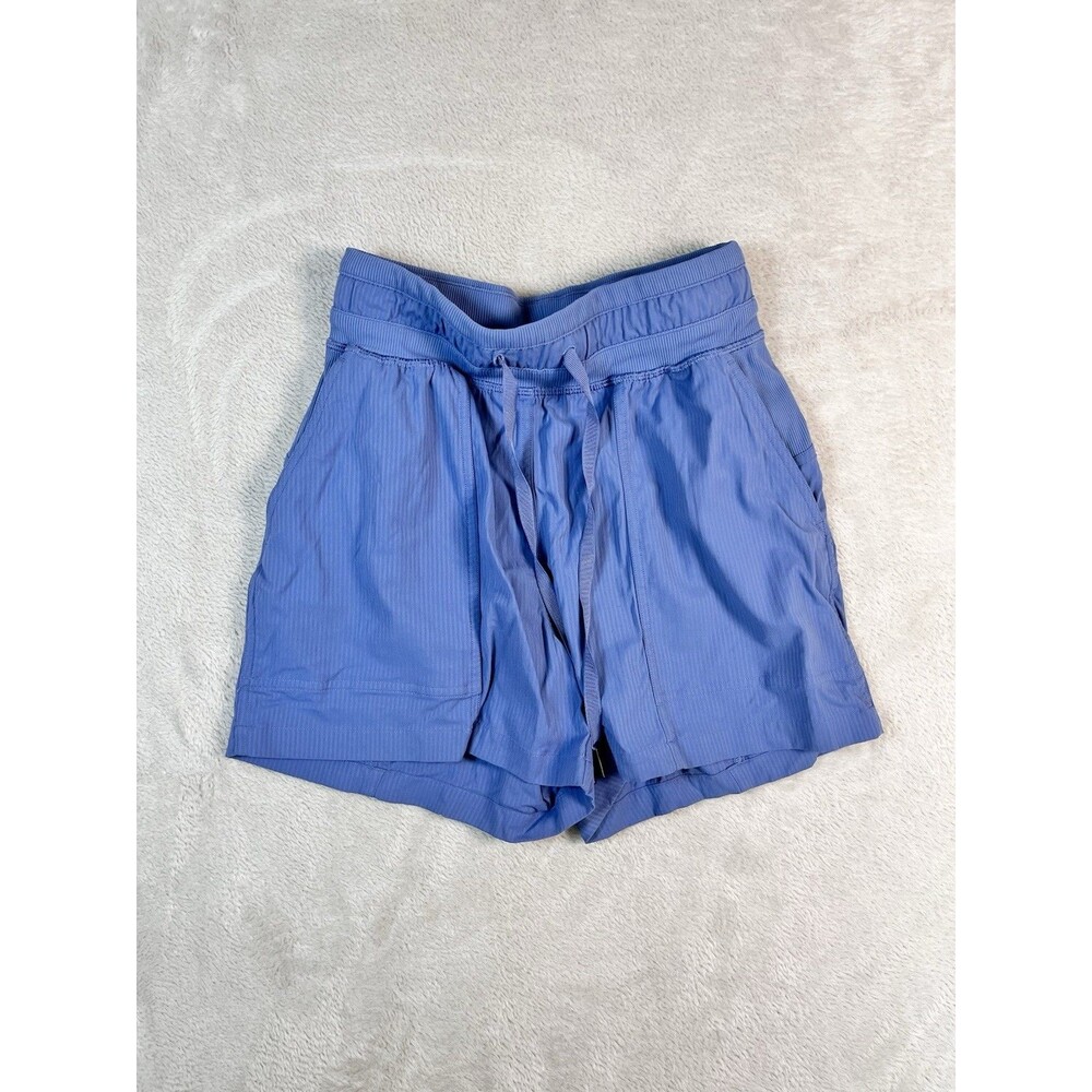 Lululemon Dance Studio High-Rise Short 3.5 Inseam Lined Oasis Blue Workout Gym 0